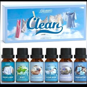 NWT SALUBRITO Clean Fragrance Oils Set, Premium Essential Oils Set